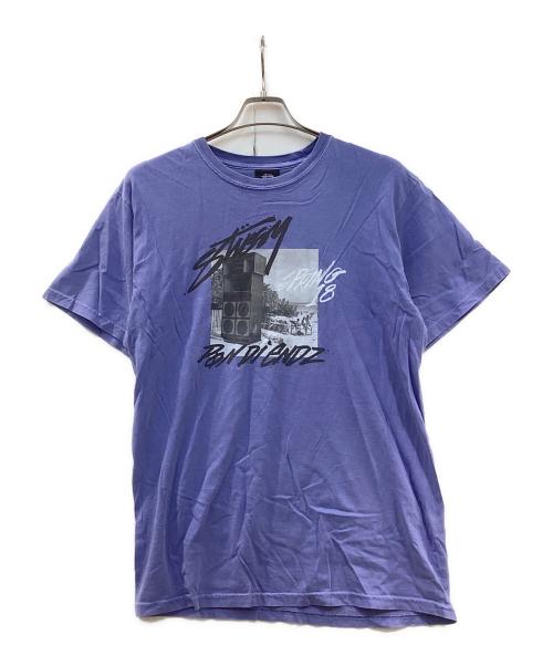 stussy（ステューシー）stussy (ステューシー) Tシャツ ブルー サイズ:Mの古着・服飾アイテム