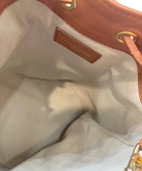 J&M DAVIDSON（ジェイ＆エム デヴィッドソン）J&M DAVIDSON (ジェイ＆エム デヴィッドソン) フリンジカーニバル フリンジレザー巾着バッグ ブラウンの古着・服飾アイテム