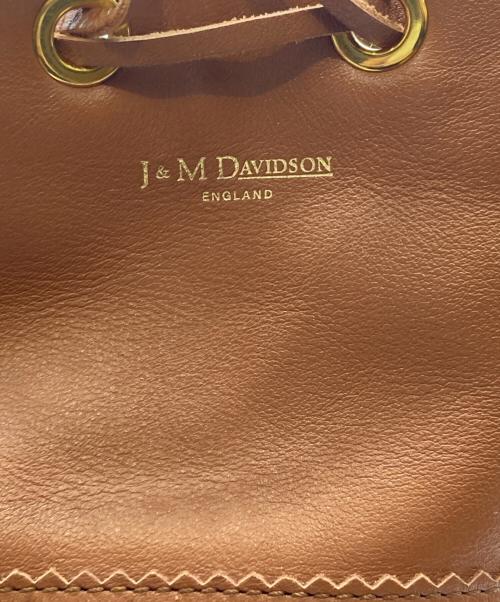 J&M DAVIDSON（ジェイ＆エム デヴィッドソン）J&M DAVIDSON (ジェイ＆エム デヴィッドソン) フリンジカーニバル フリンジレザー巾着バッグ ブラウンの古着・服飾アイテム
