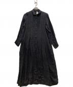 KRISTENSEN DU NORDクリステンセン ドゥ ノルド）の古着「リネンワンピース」｜ブラック