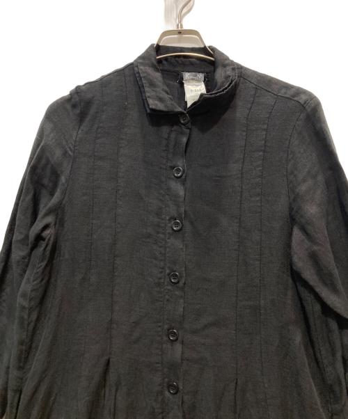 KRISTENSEN DU NORD（クリステンセン ドゥ ノルド）KristenseN DU NORD (クリステンセン ドゥ ノルド) リネンワンピース ブラック サイズ:2の古着・服飾アイテム