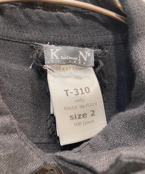 KRISTENSEN DU NORD（クリステンセン ドゥ ノルド）KristenseN DU NORD (クリステンセン ドゥ ノルド) リネンワンピース ブラック サイズ:2の古着・服飾アイテム