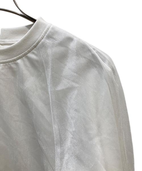 regleam（リグリーム）regleam (リグリーム) シアーブラウス ホワイト サイズ:F 未使用品の古着・服飾アイテム