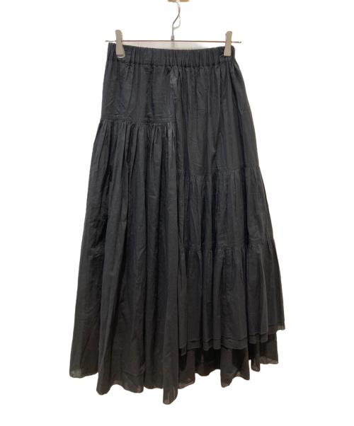 EVERYDAY I LIKE.（エヴリデイ アイ ライク）EVERYDAY I LIKE. (エヴリデイ アイ ライク) Dramatic Wrap スカート ブラック サイズ:36の古着・服飾アイテム