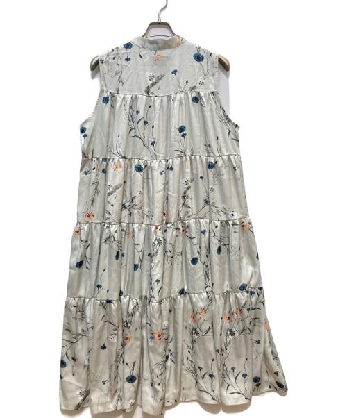 maria（マリア）MARIA (マリア) 花柄ノースリーブワンピース 黄緑 サイズ:表記無しの古着・服飾アイテム