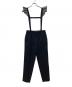 BORDERS AT BALCONY（ボーダーズアットバルコニー）の古着「SUSPENDER PANTS」｜ブラック