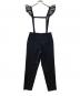 BORDERS AT BALCONY (ボーダーズアットバルコニー) SUSPENDER PANTS ブラック サイズ:36 未使用品：17000円