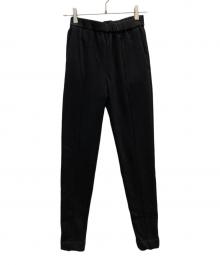 YORI（ヨリ）の古着「ブランケットレギパン」｜ブラック