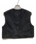 Gypsohila（ジプソフィア）の古着「Crystal Gilet」｜ブラック