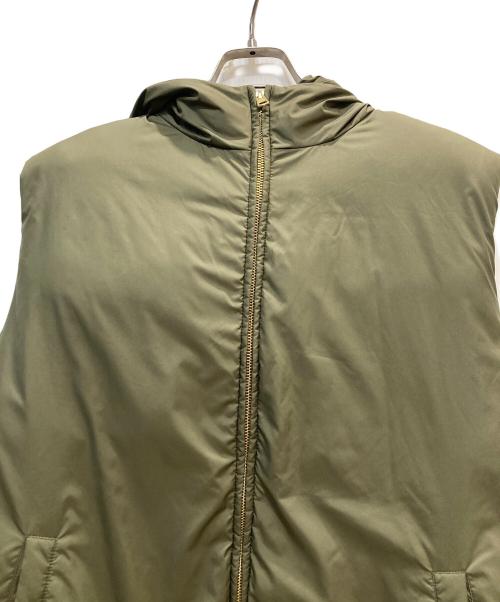 EVERYDAY I LIKE.（エヴリデイ アイ ライク）EVERYDAY I LIKE. (エヴリデイ アイ ライク) 中綿ロングベスト グリーン サイズ:ーの古着・服飾アイテム