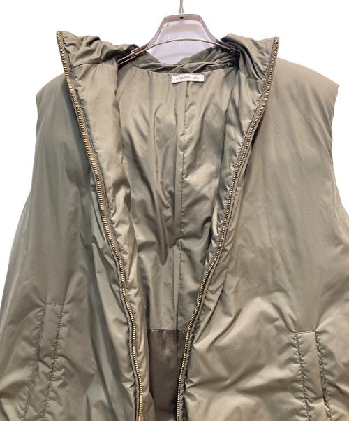 EVERYDAY I LIKE.（エヴリデイ アイ ライク）EVERYDAY I LIKE. (エヴリデイ アイ ライク) 中綿ロングベスト グリーン サイズ:ーの古着・服飾アイテム