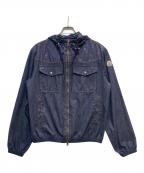 MONCLERモンクレール）の古着「CHRONO フーデットデニムジャケット」｜インディゴ