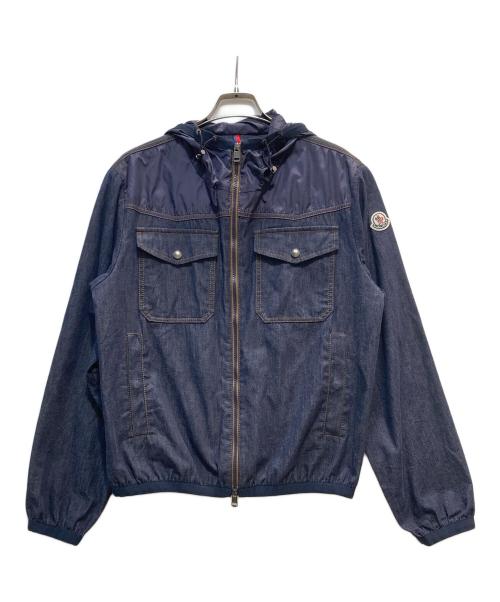 MONCLER（モンクレール）MONCLER (モンクレール) CHRONO フーデットデニムジャケット インディゴ サイズ:2の古着・服飾アイテム