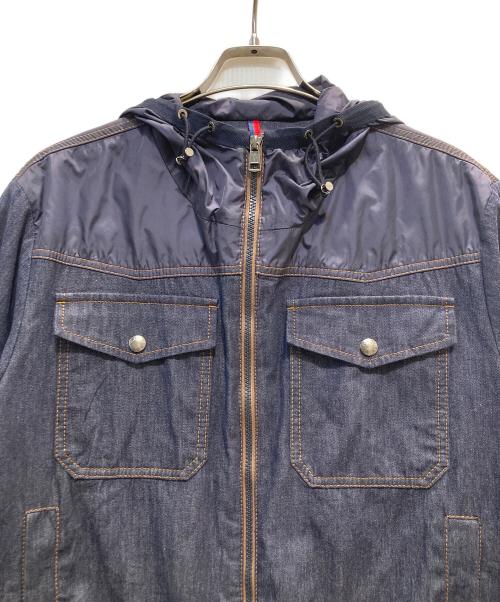 MONCLER（モンクレール）MONCLER (モンクレール) CHRONO フーデットデニムジャケット インディゴ サイズ:2の古着・服飾アイテム