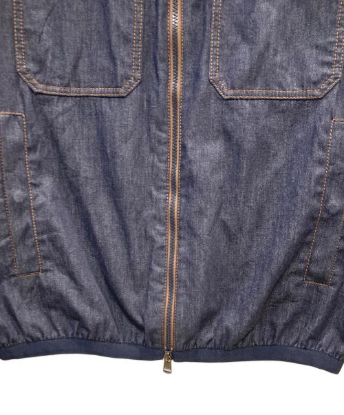 MONCLER（モンクレール）MONCLER (モンクレール) CHRONO フーデットデニムジャケット インディゴ サイズ:2の古着・服飾アイテム