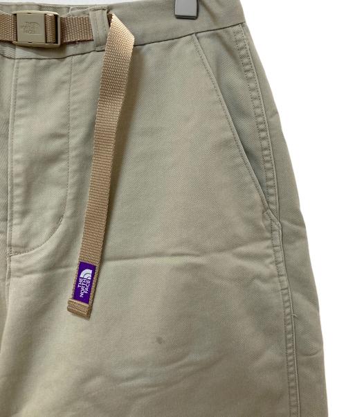 THE NORTHFACE PURPLELABEL（ザ・ノースフェイス パープルレーベル）THE NORTHFACE PURPLELABEL (ザ・ノースフェイス パープルレーベル) Stretch Twill Wide Tapered Pants ベージュ サイズ:WSの古着・服飾アイテム