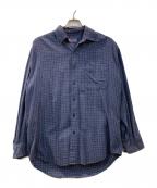 CHAPSチャップス）の古着「チェックシャツ」｜ネイビー