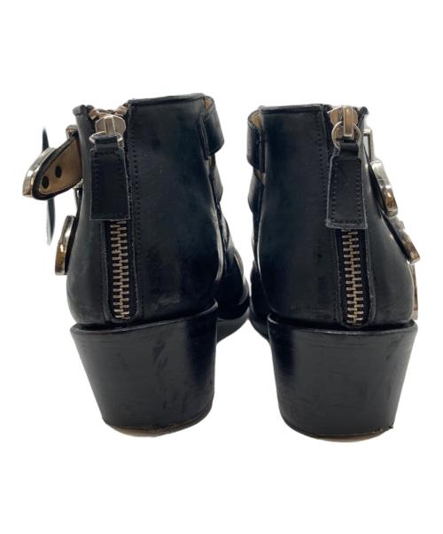 TOGA（トーガ）TOGA (トーガ) ポリドクラシック4連ブーツ ブラック サイズ:36の古着・服飾アイテム