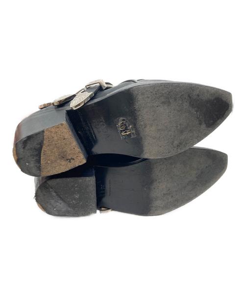 TOGA（トーガ）TOGA (トーガ) ポリドクラシック4連ブーツ ブラック サイズ:36の古着・服飾アイテム