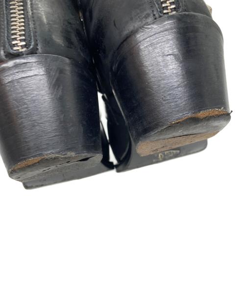 TOGA（トーガ）TOGA (トーガ) ポリドクラシック4連ブーツ ブラック サイズ:36の古着・服飾アイテム