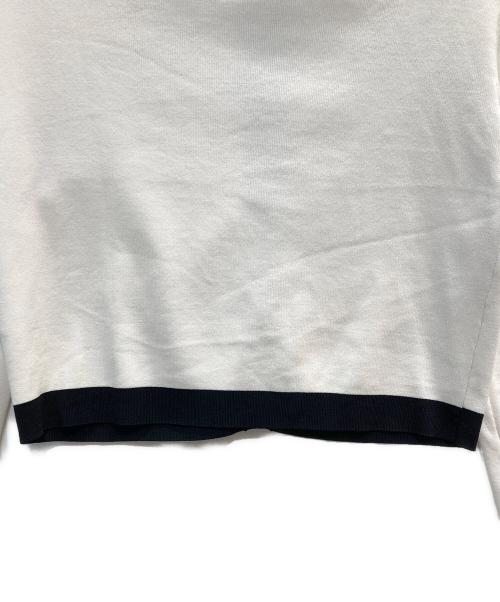 CELFORD（セルフォード）CELFORD (セルフォード) バイカラーカーディガン/ ホワイト サイズ:FREEの古着・服飾アイテム