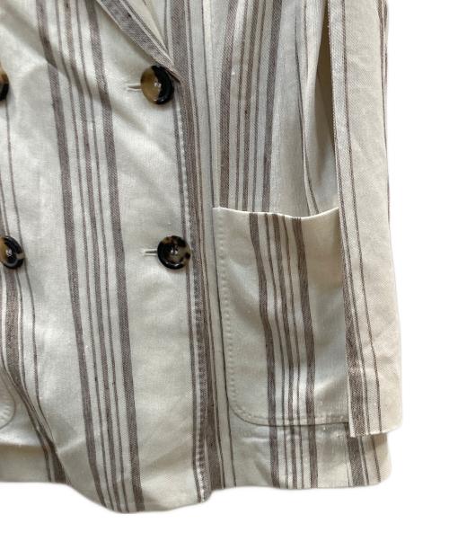 MaxMara（マックスマーラ）MaxMara (マックスマーラ) ダブルブレストブレストブレザー ベージュ サイズ:36の古着・服飾アイテム