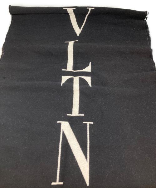 VALENTINO（ヴァレンティノ）VALENTINO (ヴァレンティノ) ストール ブラックの古着・服飾アイテム