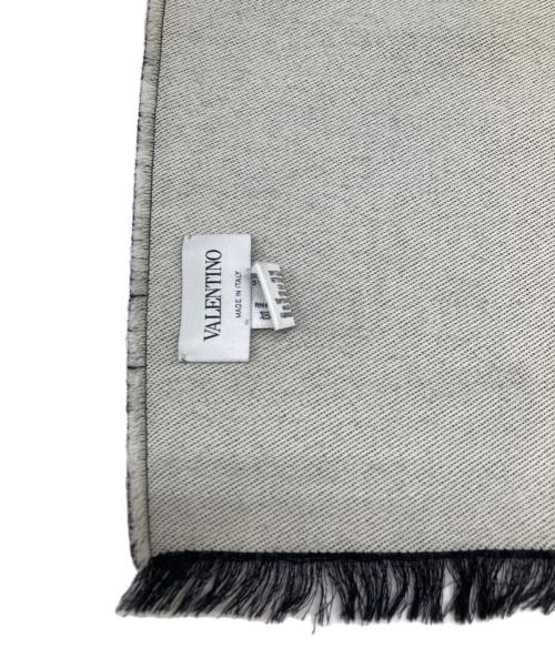 VALENTINO（ヴァレンティノ）VALENTINO (ヴァレンティノ) ストール ブラックの古着・服飾アイテム
