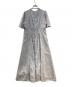 PROPORTION BODY DRESSING (プロポーションボディドレッシング) 配色ライン花柄ワンピース ライトグレー サイズ:M：3500円