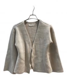 Plage（プラージュ）の古着「WOOL FORM ジャケット」｜ベージュ