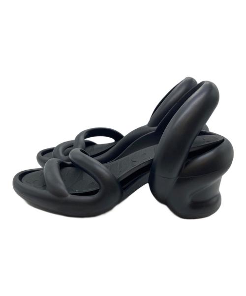 CAMPER（カンペール）CAMPER (カンペール) KOBARAH ラバーサンダル ブラック サイズ:38の古着・服飾アイテム