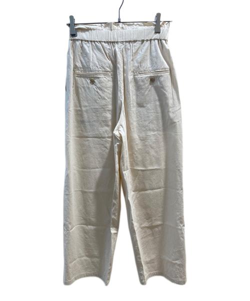 JOURNAL STANDARD（ジャーナルスタンダード）JOURNAL STANDARD (ジャーナルスタンダード) ウォッシャブルコットンリネンVIS ストレートパンツ アイボリー サイズ:36の古着・服飾アイテム
