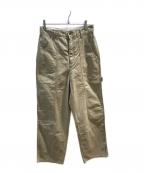 Spick and Spanスピックアンドスパン）の古着「刺繍ペインターパンツ」｜ベージュ