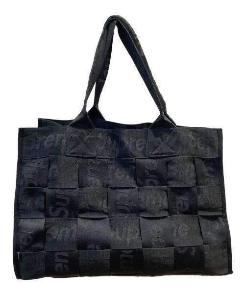 SUPREME（シュプリーム）Supreme (シュプリーム) 23ss Woven Large Tote ブラックの古着・服飾アイテム
