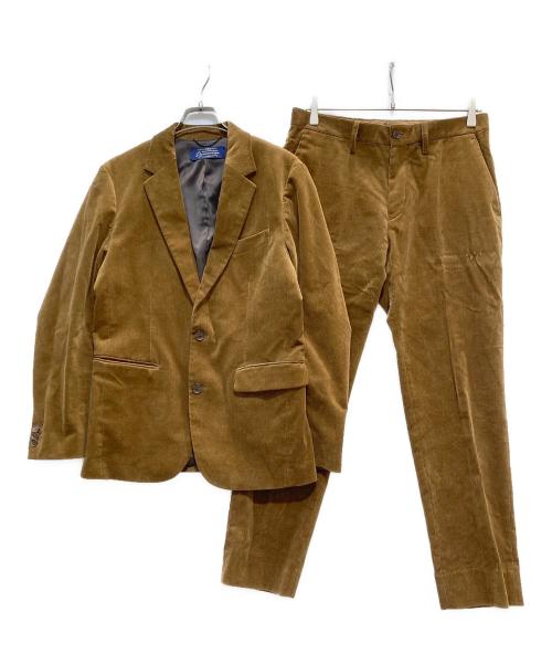 nano・universe（ナノ・ユニバース）nano・universe (ナノ・ユニバース) ダメリーノ ストレッチコーデュロイ セットアップ ブラウン サイズ:Ｍの古着・服飾アイテム