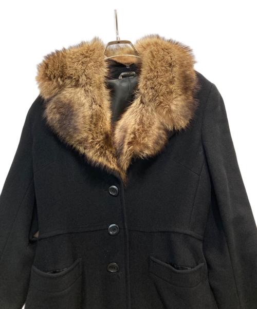 i BLUES（イ ブルース）i BLUES (イ ブルース) ロングコート ブラック サイズ:42の古着・服飾アイテム