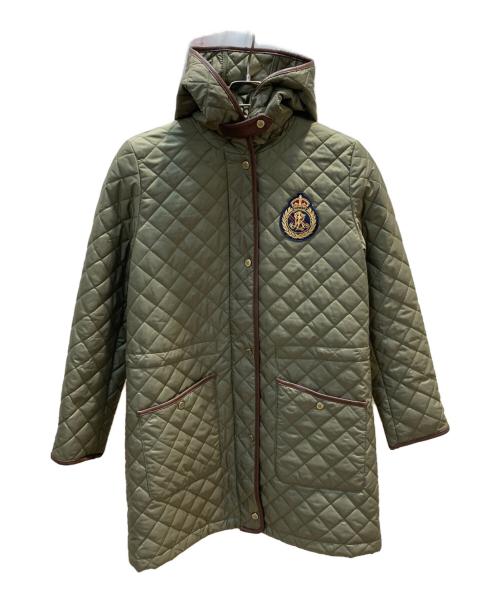 LAUREN RALPH LAUREN（ローレンラルフローレン）LAUREN RALPH LAUREN (ローレンラルフローレン) キルティングコート グリーン サイズ:Sの古着・服飾アイテム