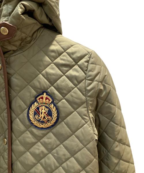 LAUREN RALPH LAUREN（ローレンラルフローレン）LAUREN RALPH LAUREN (ローレンラルフローレン) キルティングコート グリーン サイズ:Sの古着・服飾アイテム