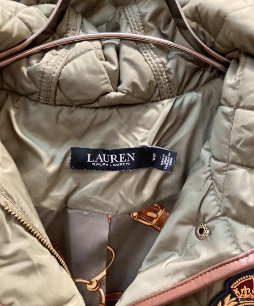 LAUREN RALPH LAUREN（ローレンラルフローレン）LAUREN RALPH LAUREN (ローレンラルフローレン) キルティングコート グリーン サイズ:Sの古着・服飾アイテム