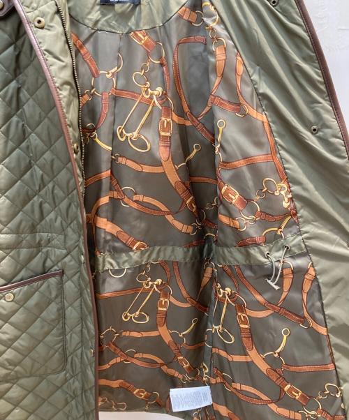 LAUREN RALPH LAUREN（ローレンラルフローレン）LAUREN RALPH LAUREN (ローレンラルフローレン) キルティングコート グリーン サイズ:Sの古着・服飾アイテム