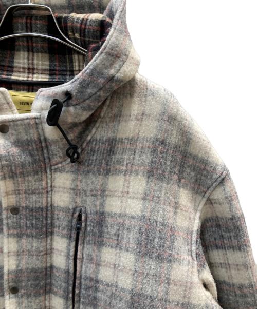 seven by seven（セブンバイセブン）SEVEN BY SEVEN (セブンバイセブン) FULL ZIP PARKA COAT フルジップパーカコート ベージュ サイズ:Sの古着・服飾アイテム