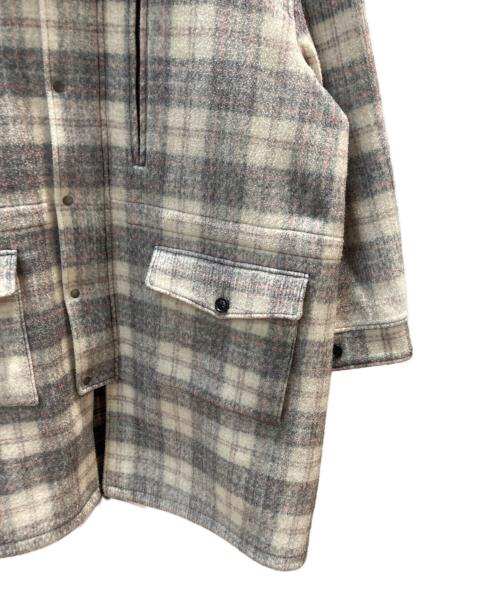 seven by seven（セブンバイセブン）SEVEN BY SEVEN (セブンバイセブン) FULL ZIP PARKA COAT フルジップパーカコート ベージュ サイズ:Sの古着・服飾アイテム