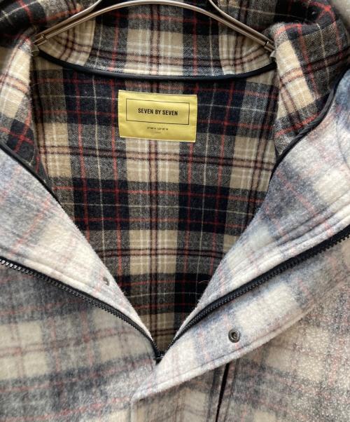 seven by seven（セブンバイセブン）SEVEN BY SEVEN (セブンバイセブン) FULL ZIP PARKA COAT フルジップパーカコート ベージュ サイズ:Sの古着・服飾アイテム