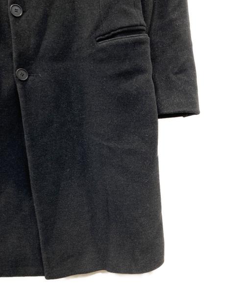 EMPORIO ARMANI（エンポリオアルマーニ）EMPORIO ARMANI (エンポリオアルマーニ) チェスターコート ブラック サイズ:50の古着・服飾アイテム