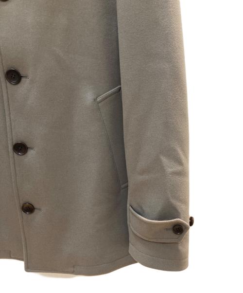 SHIPS（シップス）SHIPS (シップス) メリノウール メルトン シングル ピーコート ベージュ サイズ:Mの古着・服飾アイテム