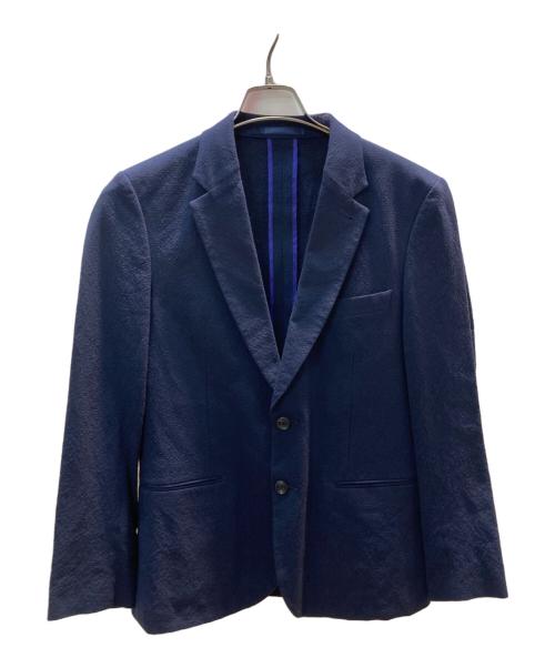 PAUL SMITH（ポールスミス）Paul Smith (ポールスミス) SEERSUCKER JACKET ネイビー サイズ:Mの古着・服飾アイテム