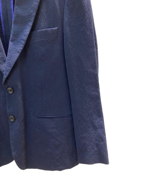 PAUL SMITH（ポールスミス）Paul Smith (ポールスミス) SEERSUCKER JACKET ネイビー サイズ:Mの古着・服飾アイテム