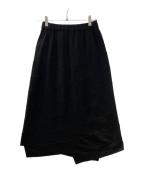 ISSEY MIYAKE WHITE LABELイッセイミヤケホワイトレーベル）の古着「スカート」｜ブラック