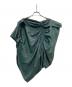 ISSEY MIYAKE FETE（イッセイミヤケフェット）の古着「変形ブラウス」｜グリーン