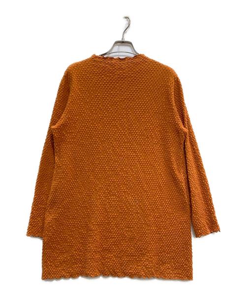 JURGEN LEHL（ヨーガンレール）JURGEN LEHL (ヨーガンレール) ワッフルカットソーワンピース ブラウン サイズ:Mの古着・服飾アイテム